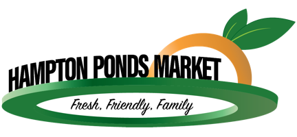 A theme logo of Hampton Ponds Market